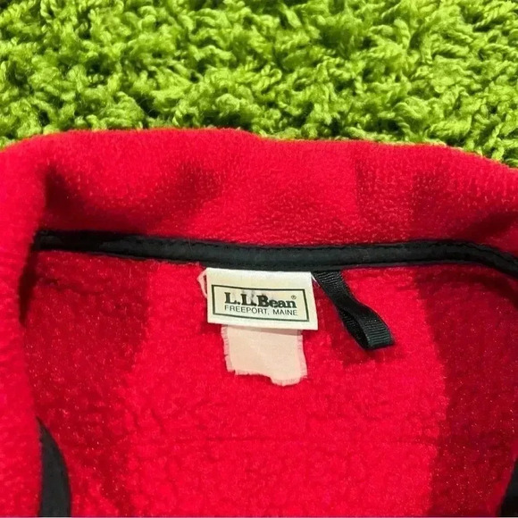 Vintage L.L. Bean All Conditions Fleece Full Zip Vest Jacket - Picture 3 of 6